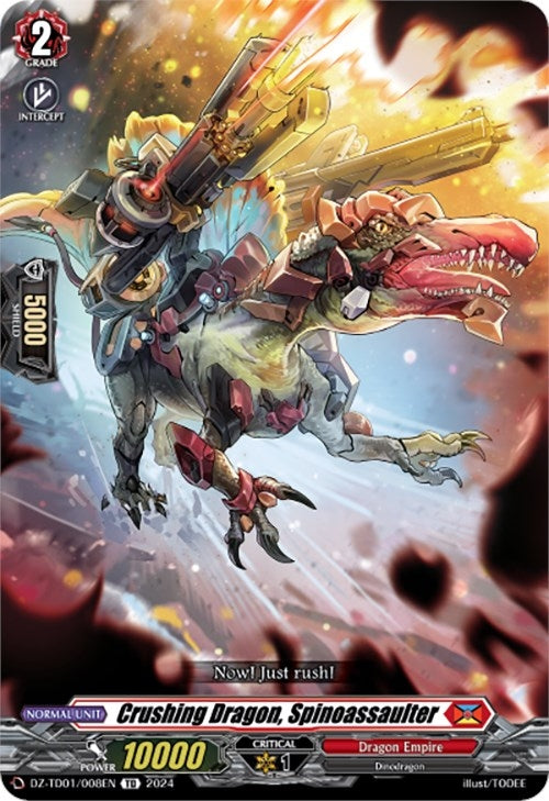 Crushing Dragon Spinoassaulter (1008) [DZ-TD01] - Cardfight Vanguard Single