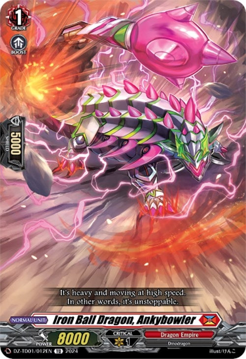 Iron Ball Dragon Ankybowler (1012) [DZ-TD01] - Cardfight Vanguard Single