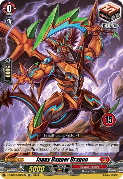 Jaggy Dagger Dragon (15) (1015) [DZ-TD01] - Cardfight Vanguard Single