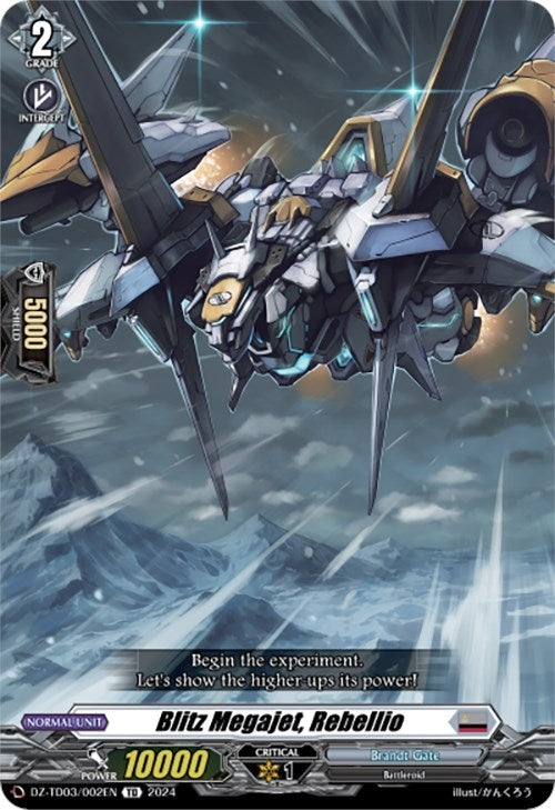 Blitz Megajet Rebellio (3002) [DZ-TD03] - Cardfight Vanguard Single