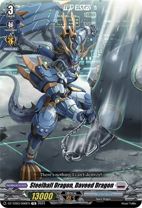 Steelball Dragon Daveed Dragon (3006) [DZ-TD03] - Cardfight Vanguard Single