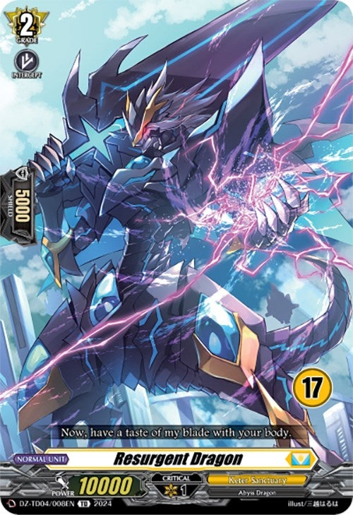 Resurgent Dragon (17) (4008) [DZ-TD04] - Cardfight Vanguard Single