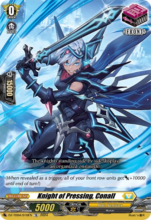 Knight of Pressing Conall (4016) [DZ-TD04] - Cardfight Vanguard Single