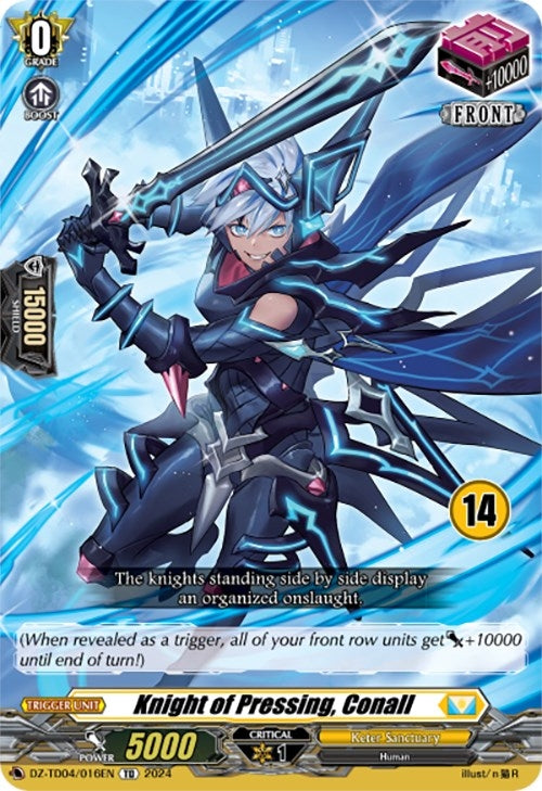 Knight of Pressing Conall (14) (4016) [DZ-TD04] - Cardfight Vanguard Single