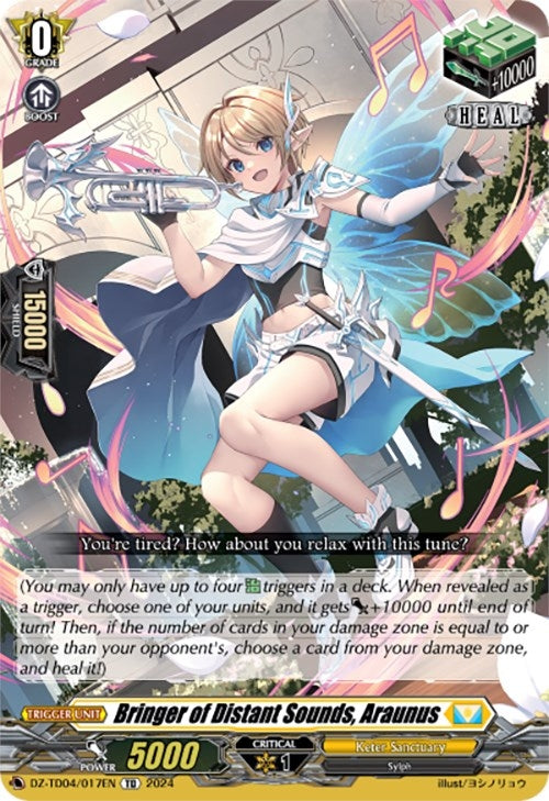 Bringer of Distant Sounds Araunus (4017) [DZ-TD04] - Cardfight Vanguard Single