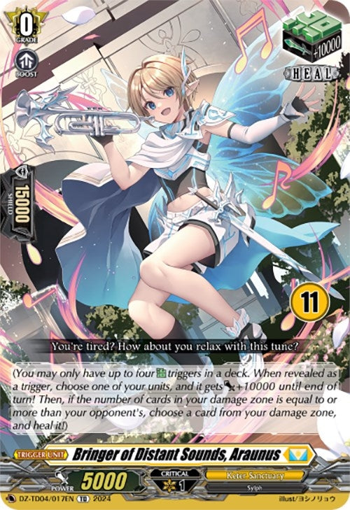 Bringer of Distant Sounds Araunus (11) (4017) [DZ-TD04] - Cardfight Vanguard Single