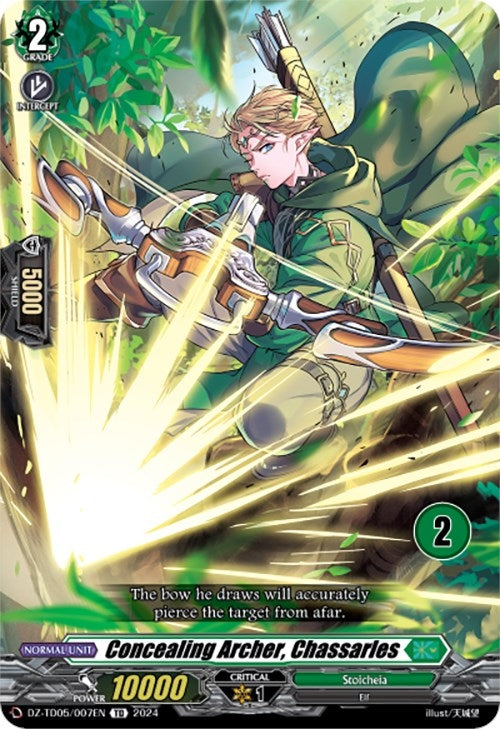 Concealing Archer Chassarles (2) (5007) [DZ-TD05] - Cardfight Vanguard Single