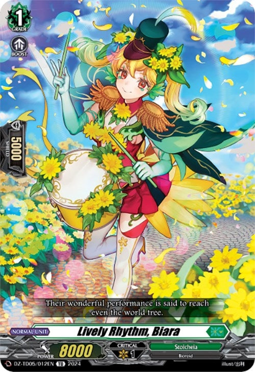 Lively Rhythm Biara (5012) [DZ-TD05] - Cardfight Vanguard Single