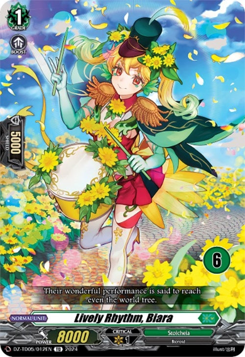 Lively Rhythm Biara (6) (5012) [DZ-TD05] - Cardfight Vanguard Single