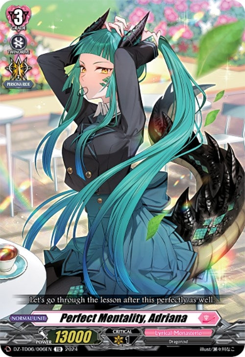 Perfect Mentality Adriana (6006) [DZ-TD06] - Cardfight Vanguard Single