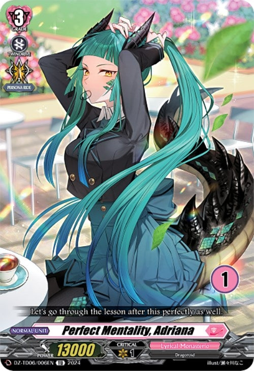 Perfect Mentality Adriana (1) (6006) [DZ-TD06] - Cardfight Vanguard Single