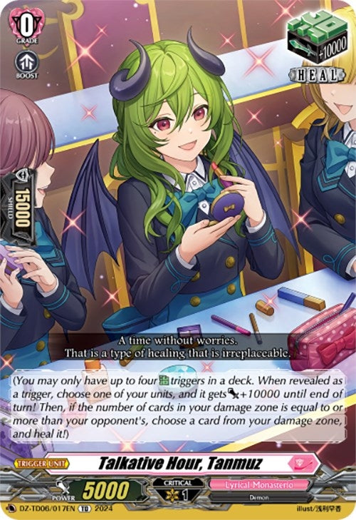 Talkative Hour Tanmuz (6017) [DZ-TD06] - Cardfight Vanguard Single