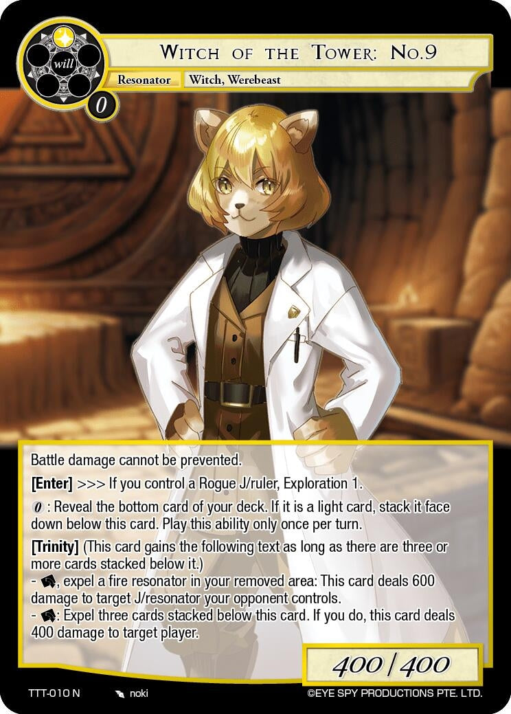 Witch of the Tower: No.9 (10) [TTT] - Force of Will Single
