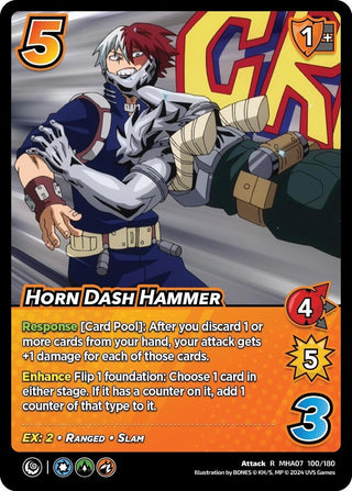 Horn Dash Hammer (100) [MHA7] - UniVersus Single
