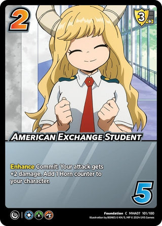 American Exchange Student (101) [MHA7] - UniVersus Single