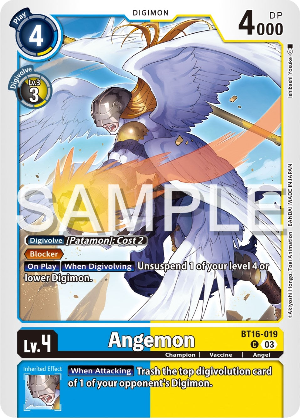 Angemon (16019) [BT16] - Digimon Card Game Single