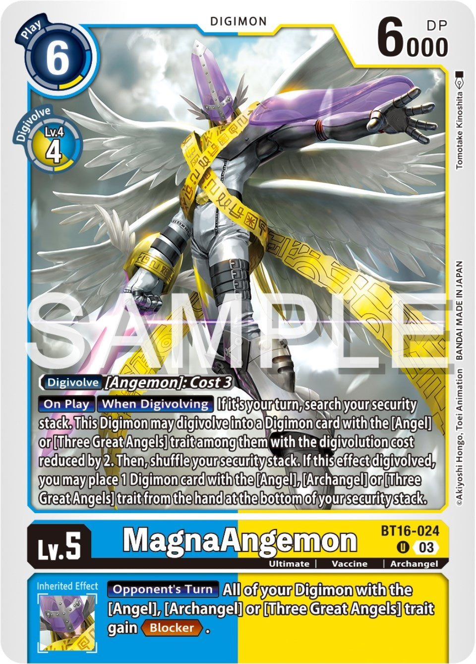 MagnaAngemon (16024) [BT16] - Digimon Card Game Single