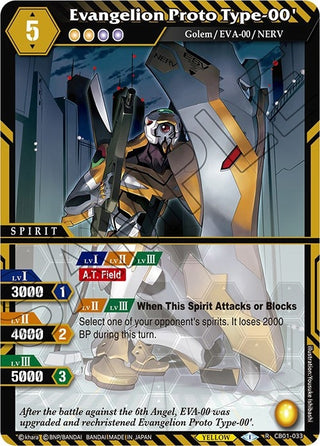Evangelion Proto Type-00’ (1033) [CB01] - Battle Spirits Saga Single