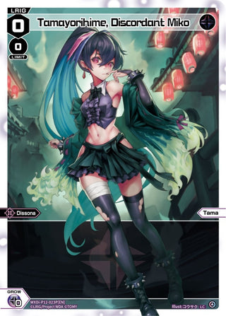 Tamayorihime Discordant Miko (Parallel Foil) (12023) [WXDi-P12] - WIXOSS Single