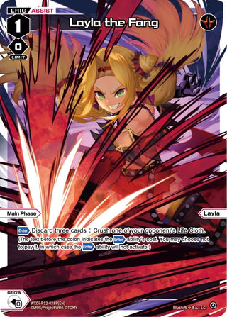 Layla the Fang (Parallel Foil) (12028) [WXDi-P12] - WIXOSS Single