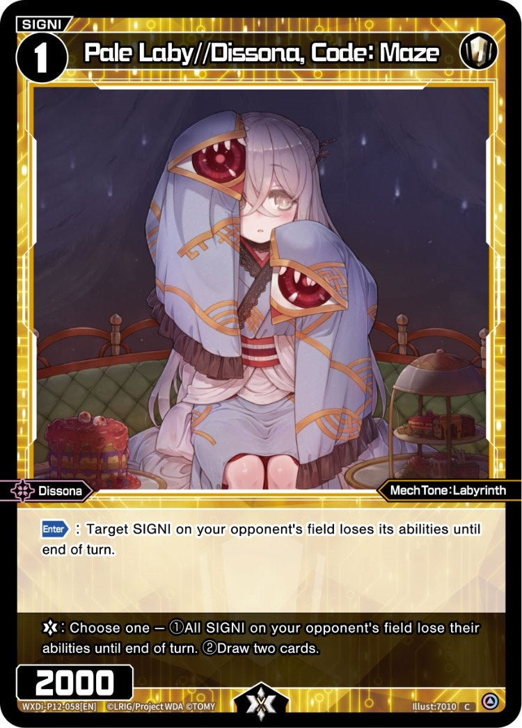Pale Laby//Dissona Code: Maze (12058) [WXDi-P12] - WIXOSS Single