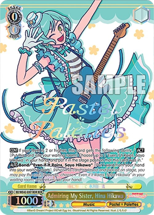 Admiring My Sister Hina Hikawa (BDR) (42001) [BD/WE42] - Weiss Schwarz Single
