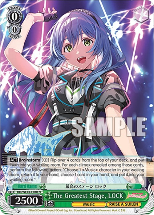 The Greatest Stage LOCK (42040) [BD/WE42] - Weiss Schwarz Single