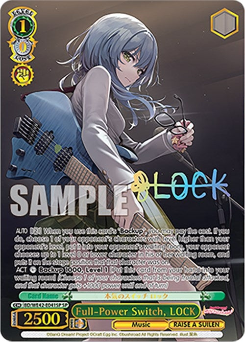 Full-Power Switch LOCK (SP) (42041) [BD/WE42] - Weiss Schwarz Single