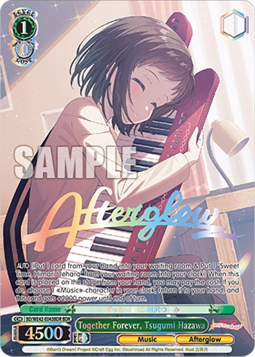 Together Forever Tsugumi Hazawa (BDR) (42043) [BD/WE42] - Weiss Schwarz Single