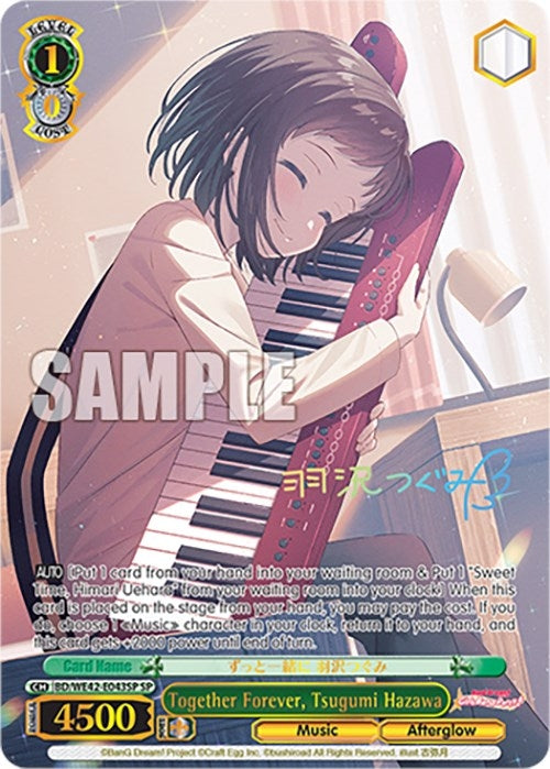 Together Forever Tsugumi Hazawa (SP) (42043) [BD/WE42] - Weiss Schwarz Single