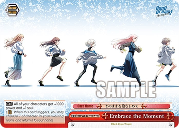 Embrace the Moment (4207) [BD/WE42] - Weiss Schwarz Single