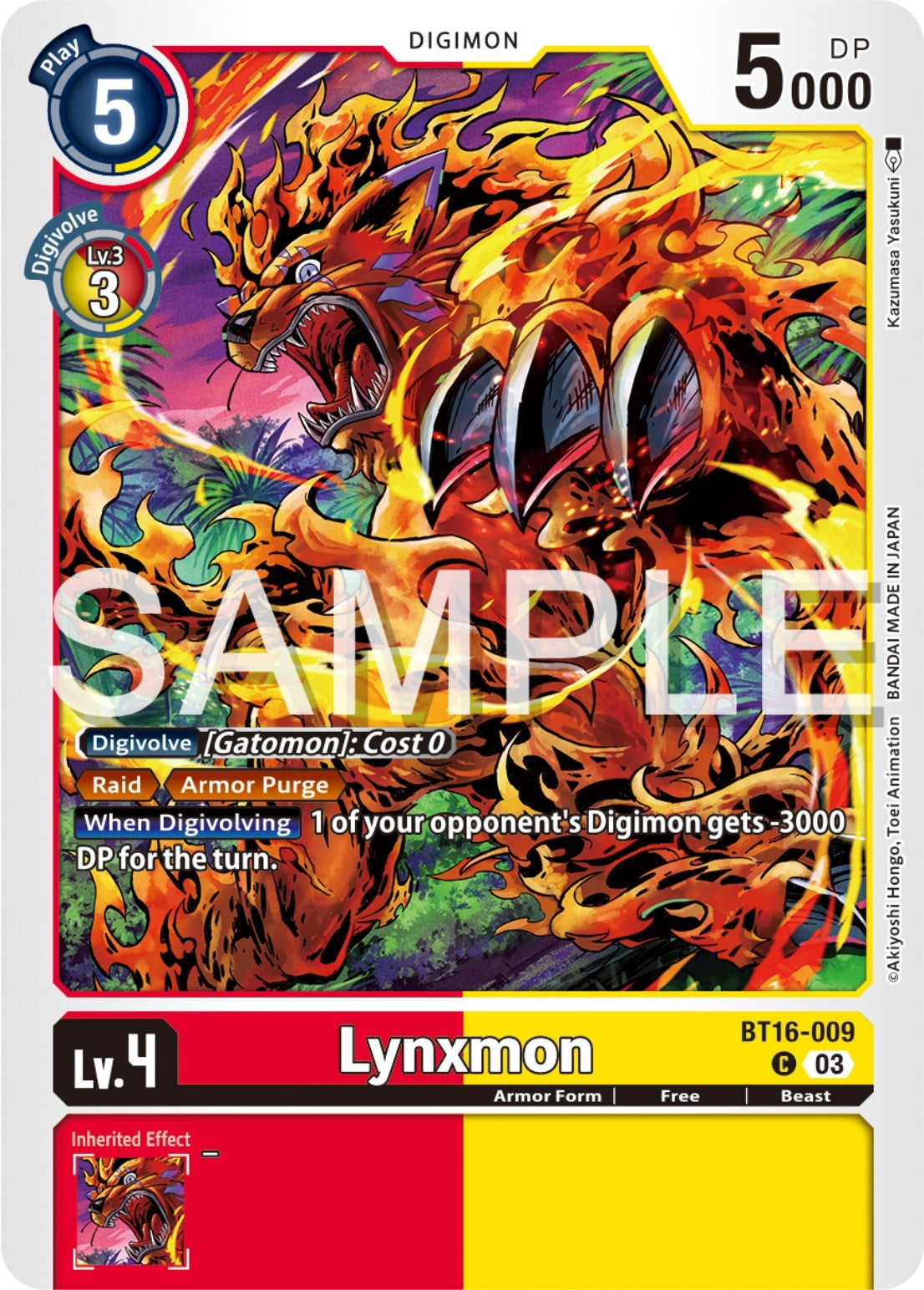 Lynxmon (16009) [BT16] - Digimon Card Game Single
