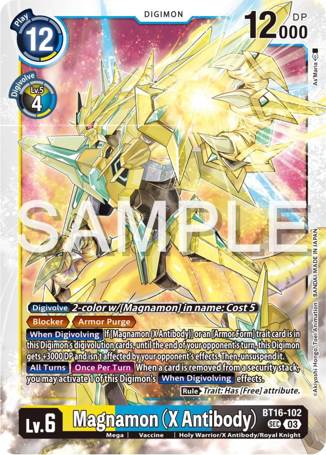 Magnamon (X Antibody) (16102) [BT16] - Digimon Card Game Single