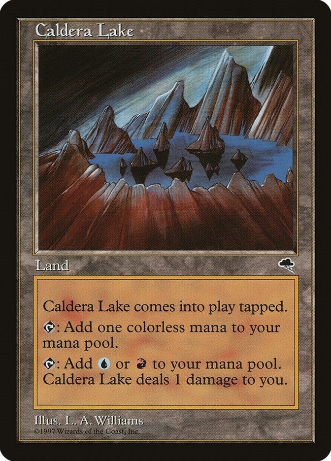 Caldera Lake (316) [TMP] - MTG Single