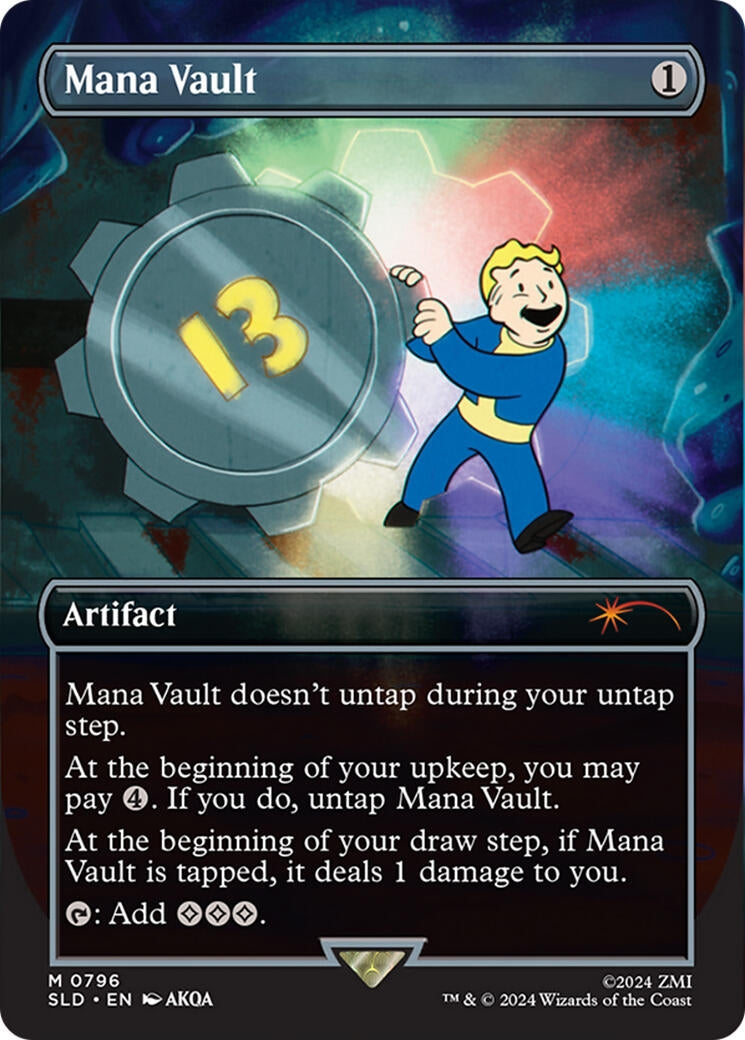 Mana Vault (Rainbow Foil) (796) [SLD] - MTG Single