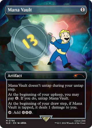 Mana Vault (Rainbow Foil) (796) [SLD] - MTG Single