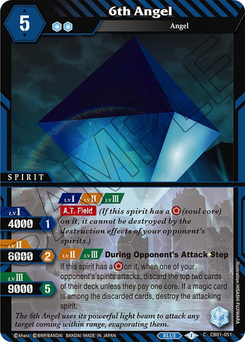 6th Angel (1051) [CB01] - Battle Spirits Saga Single
