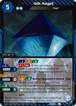 6th Angel (1051) [CB01] - Battle Spirits Saga Single