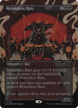 Relentless Rats (755) (755) [SLD] - MTG Single