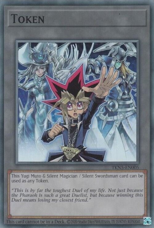 Token: Yugi Muto and Silent Magician and Silent Swordsman (5005) (LEDE) - YuGiOh Single