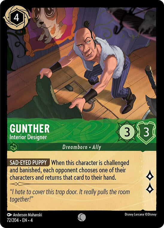 Gunther - Interior Designer (72) (4) - Disney Lorcana Single