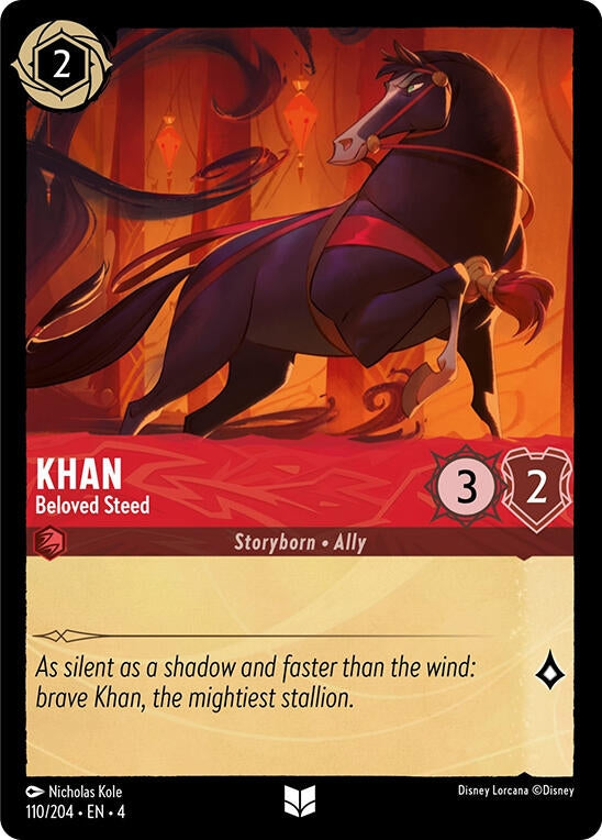 Khan - Beloved Steed (110) (4) - Disney Lorcana Single