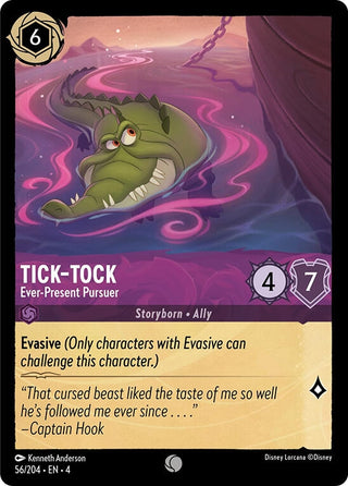 Tick-Tock - Ever-Present Pursuer (56) (4) - Disney Lorcana Single