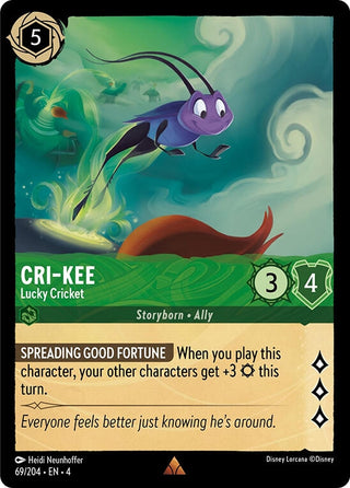 Cri-Kee - Lucky Cricket (69) (4) - Disney Lorcana Single