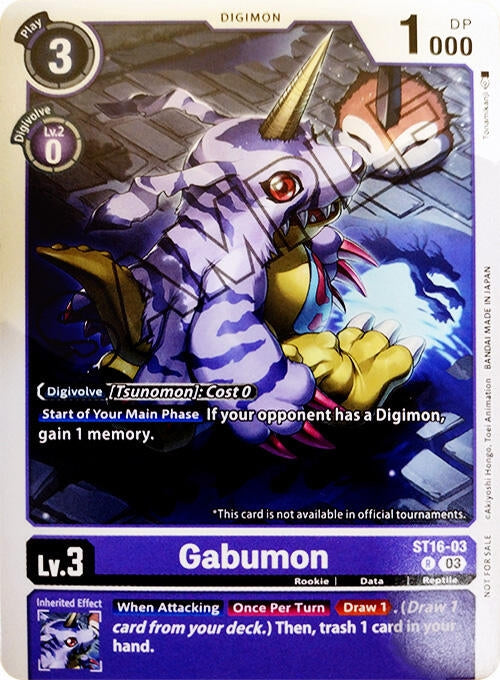 Gabumon (Demo Deck Exclusive) (1603) [ST-16] - Digimon Card Game Single