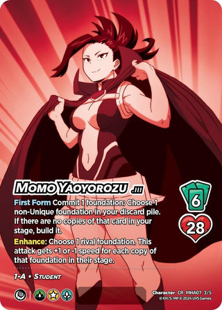 Momo Yaoyorozu (Serial Numbered) (3) [MHA7] - UniVersus Single