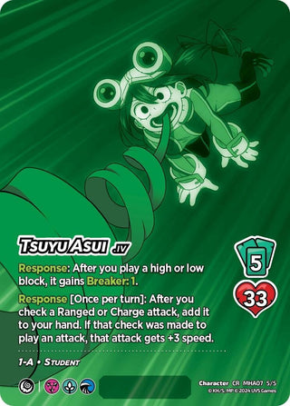 Tsuyu Asui (Serial Numbered) (5) [MHA7] - UniVersus Single