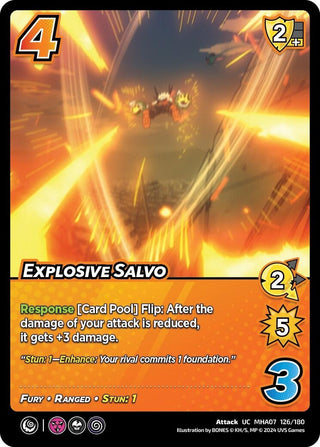 Explosive Salvo (126) [MHA7] - UniVersus Single