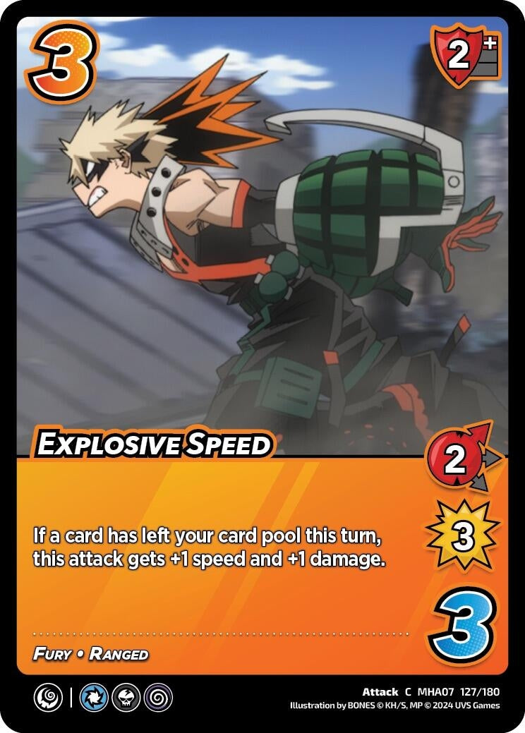Explosive Speed (127) [MHA7] - UniVersus Single