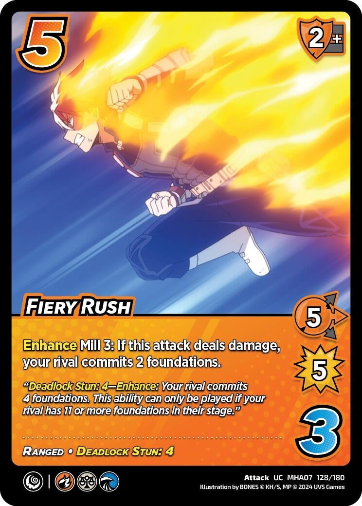 Fiery Rush (128) [MHA7] - UniVersus Single